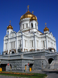 Возведение фундаментов Храма Христа Спасителя в г.Москве